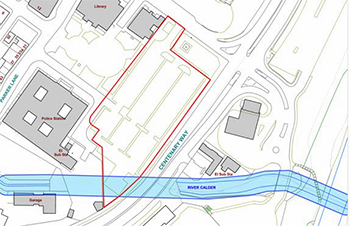 map of site
